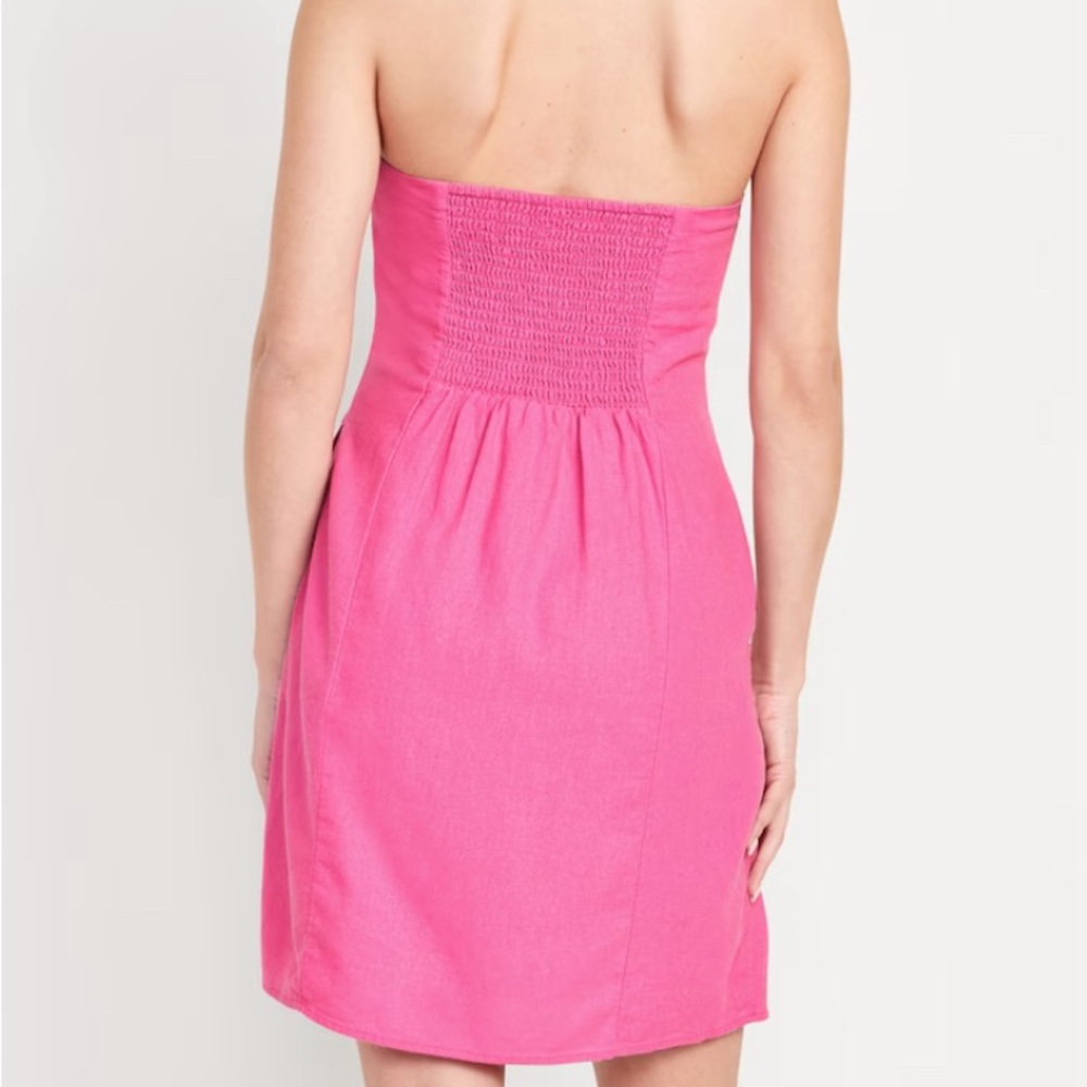 OLD NAVY Strapless Mini Dress Sz XS Pink